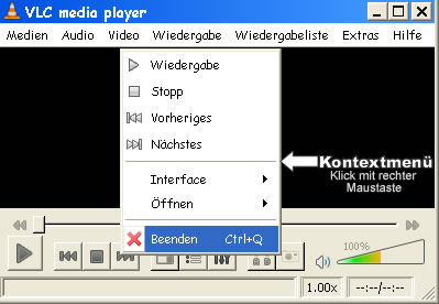 Möglickeit 3 um den Player zu Beenden