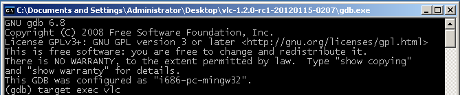 Vlc gdb target exec.png
